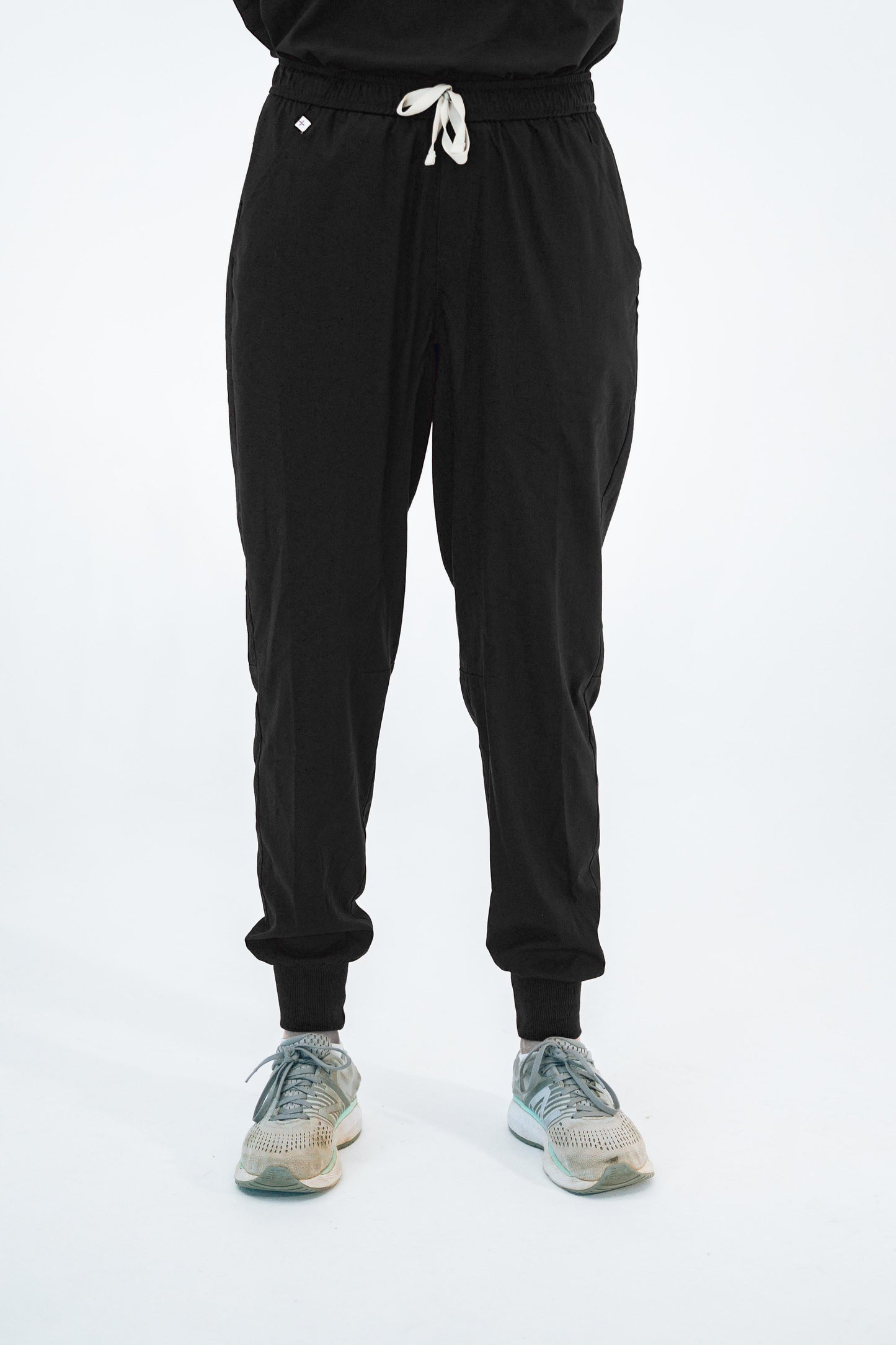 Night-Shift Black Scrub Bottom Men